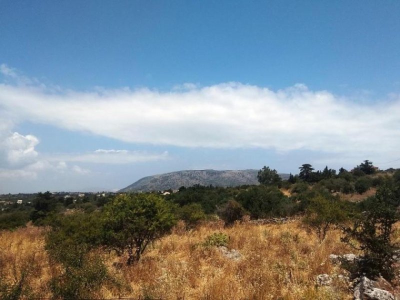 Kefalas Chania Grundstück mit Meerblick in traditionellem Dorf auf Kreta Grundstück kaufen